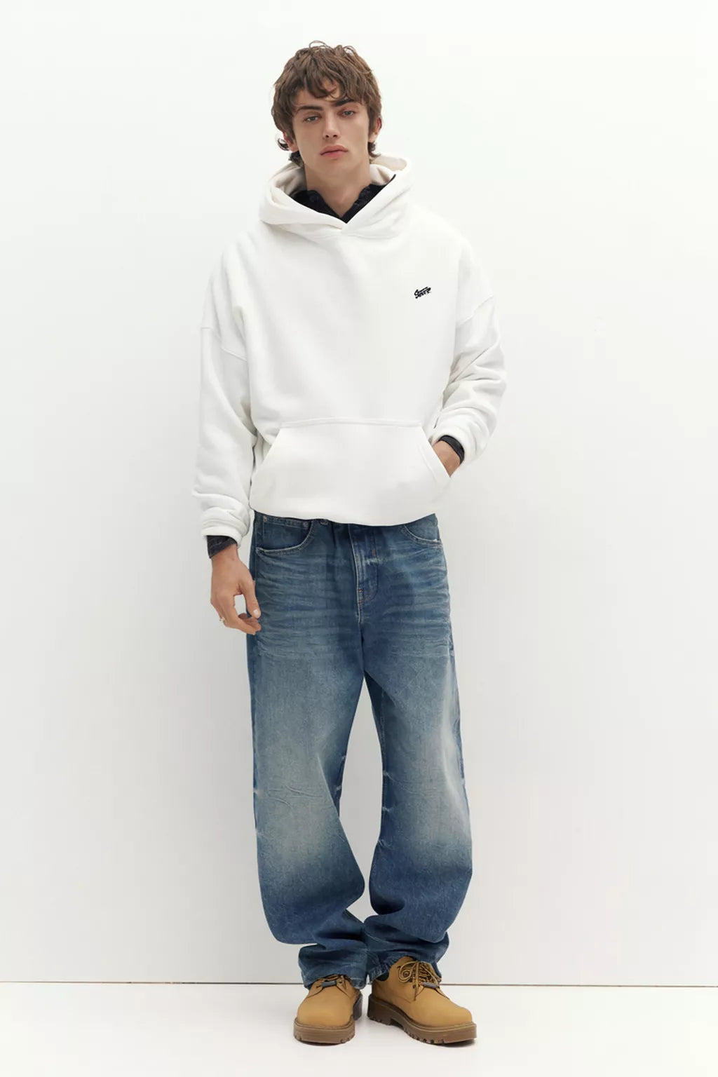 Sweat Capuche STWD Blanc