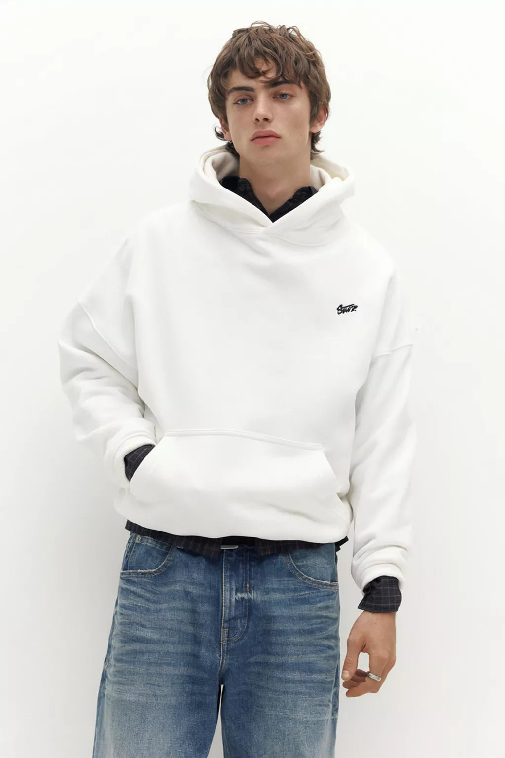 Sweat Capuche STWD Blanc