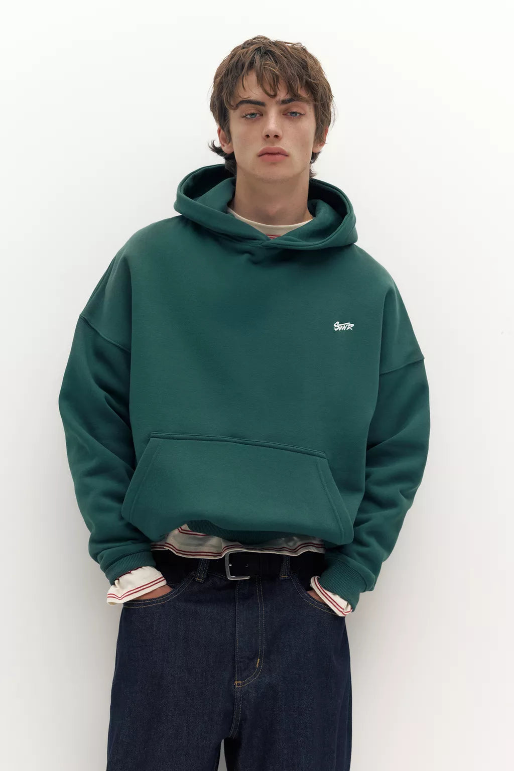 Sweat Capuche STWD Vert