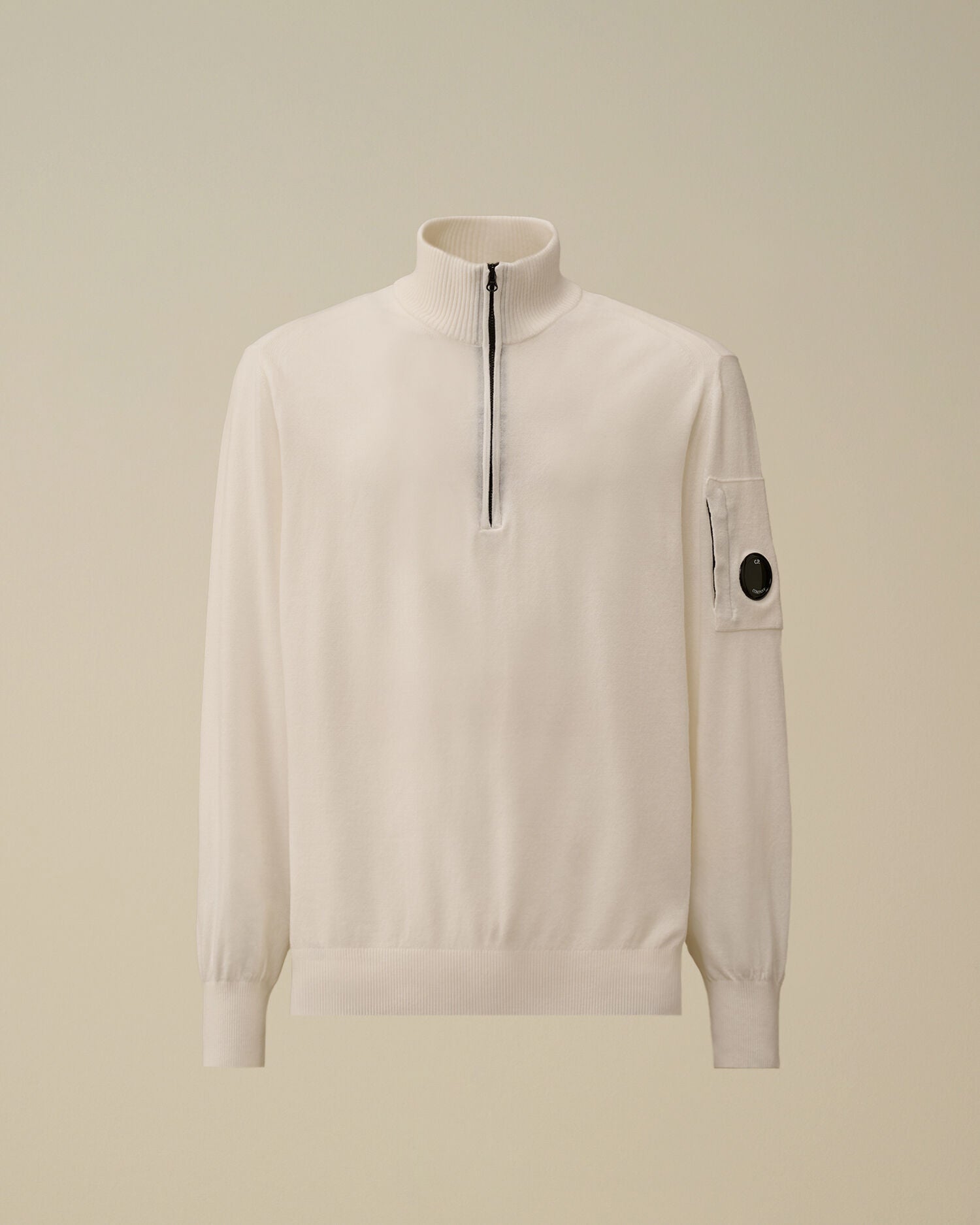 Pull a zip C.P Compagnie Blanc