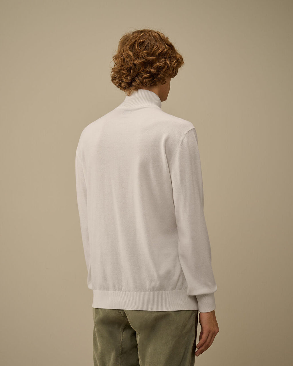 Pull a zip C.P Compagnie Blanc