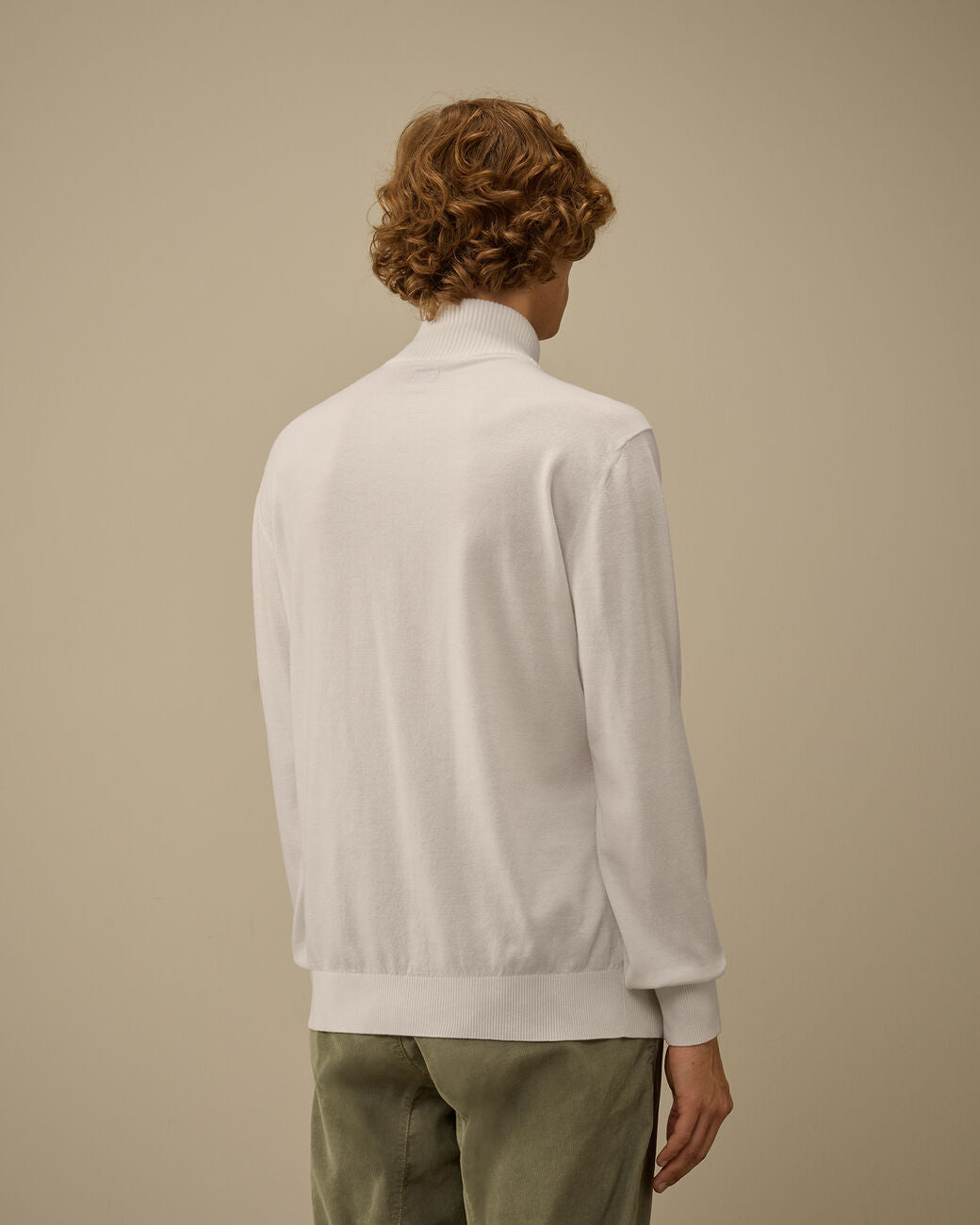 Pull a zip C.P Compagnie Blanc