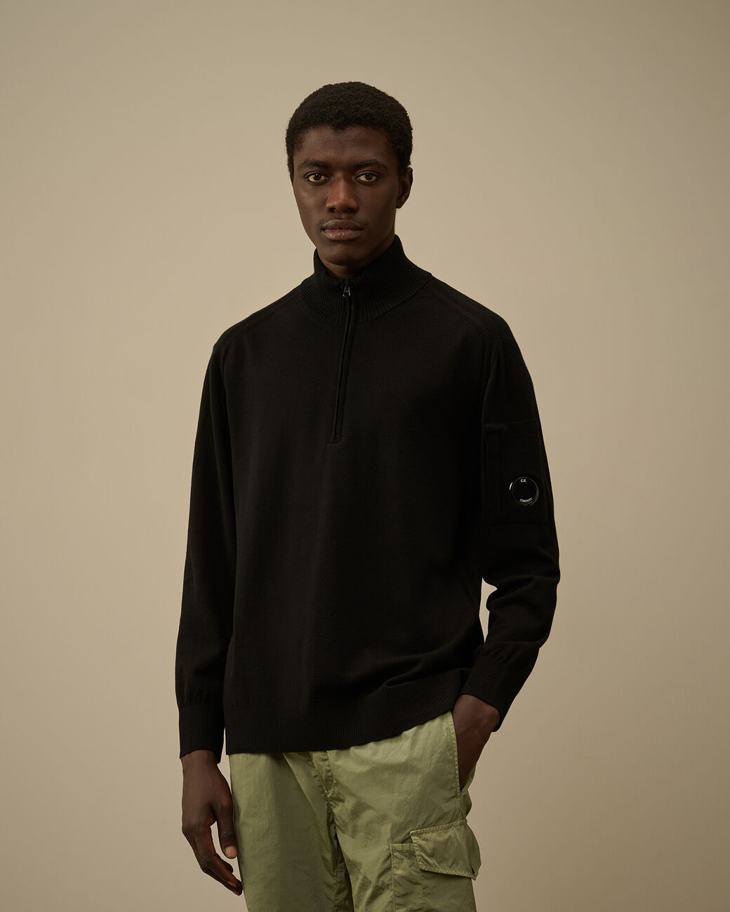 Pull a zip C.P Compagnie Noir